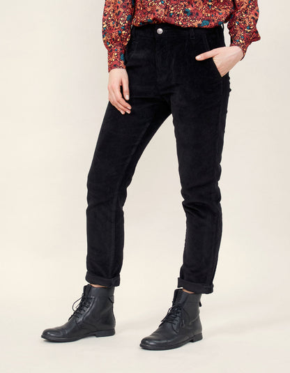 Pantalon chino en velours MIKI