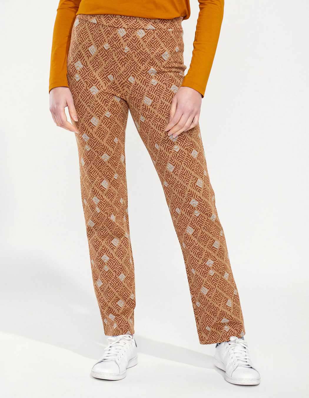 Pantalon maille elastiqué imprimé SACHIN