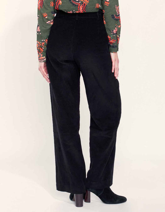 Pantalon large velours côtelé uni SAYA