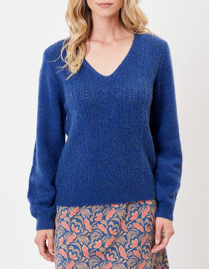 Pull chaud col V SANIA