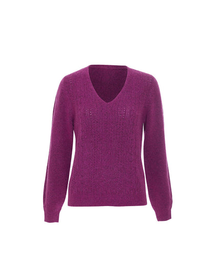Pull chaud col V SANIA