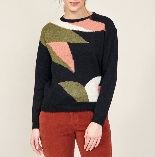 Pull maille à motif TOKAI