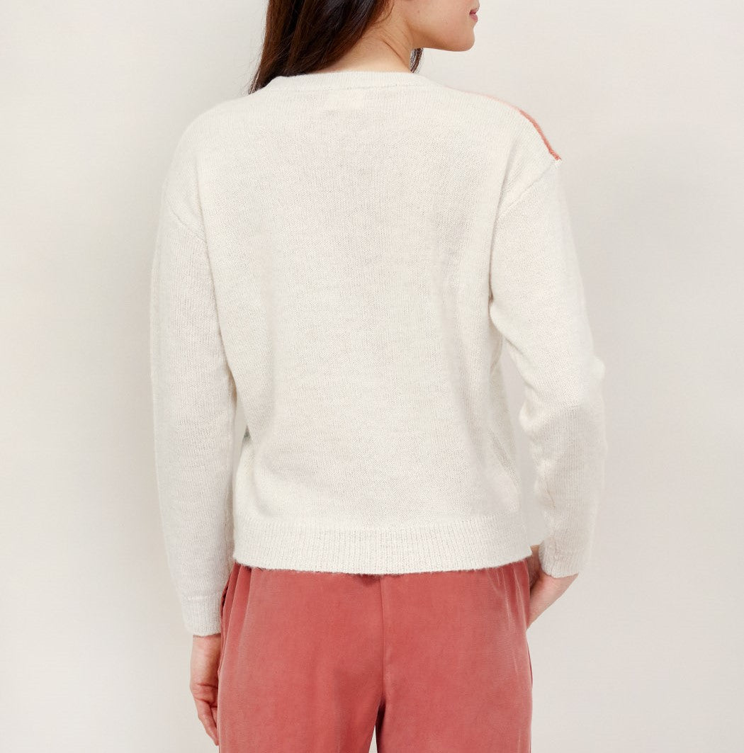 Pull maille à motif TOKAI
