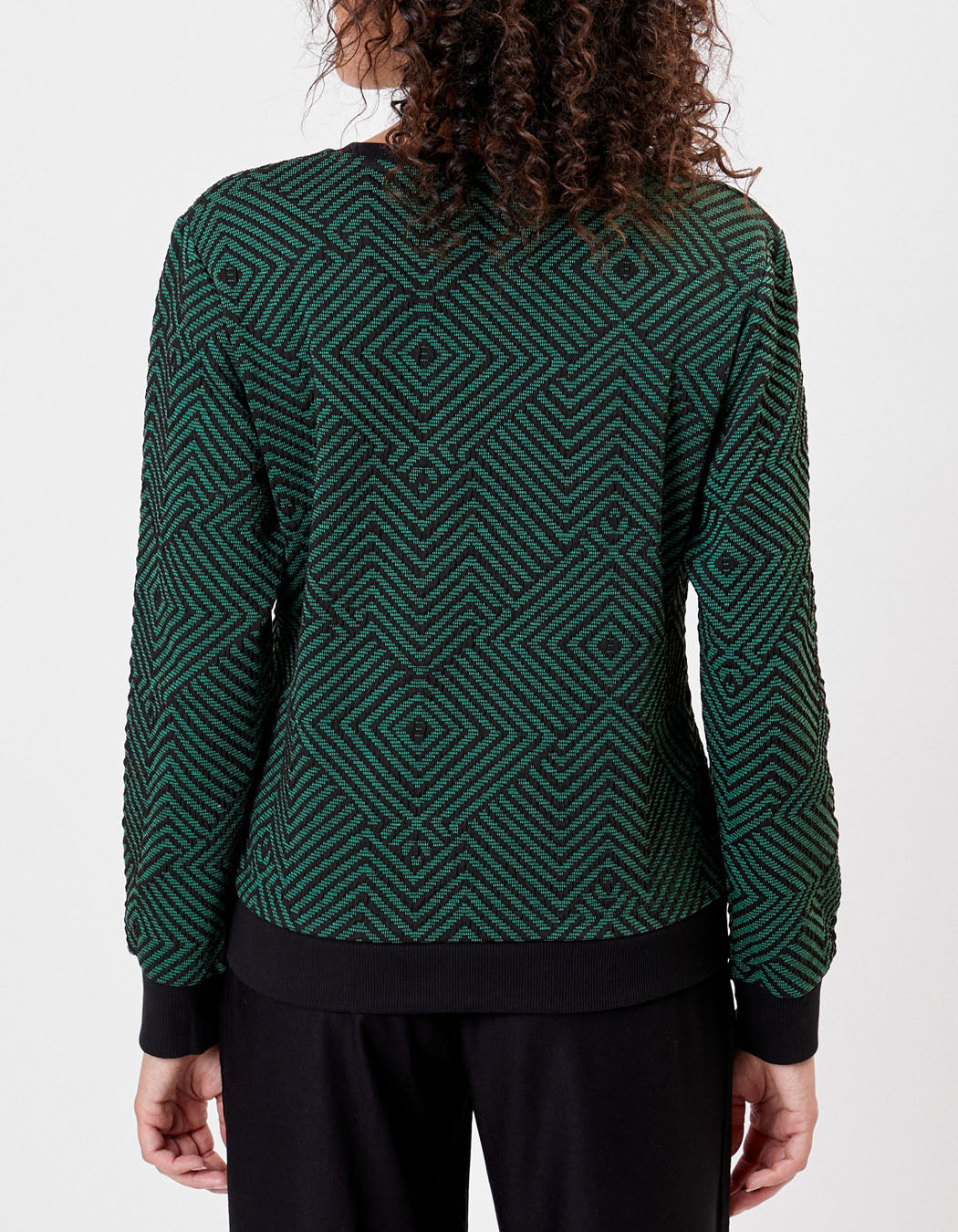 Sweat maille imprimé TINGRI