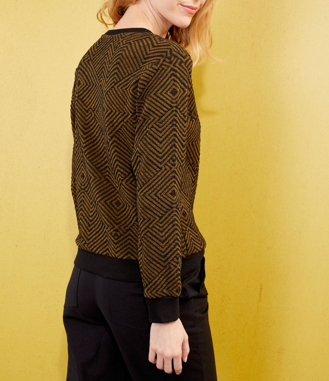Sweat maille imprimé TINGRI