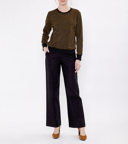 Sweat maille imprimé TINGRI