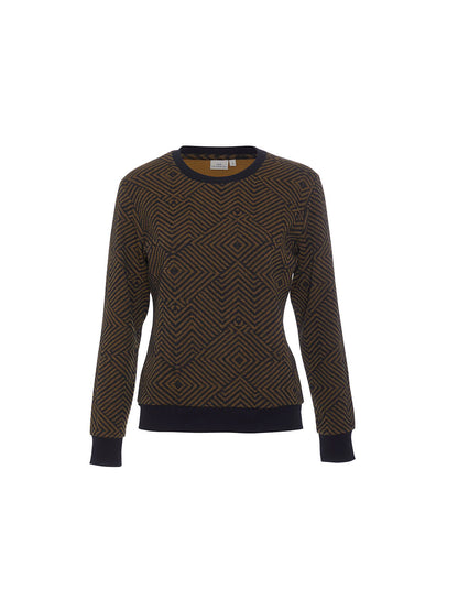 Sweat maille imprimé TINGRI