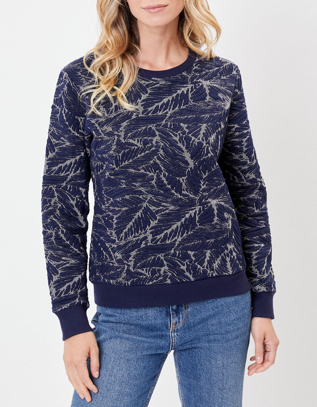 Sweat maille imprimé TINGRI