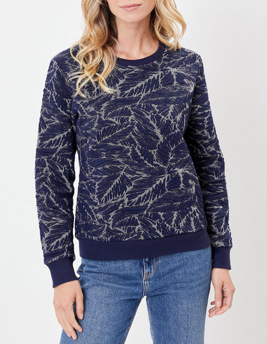 Sweat maille imprimé TINGRI
