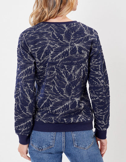 Sweat maille imprimé TINGRI