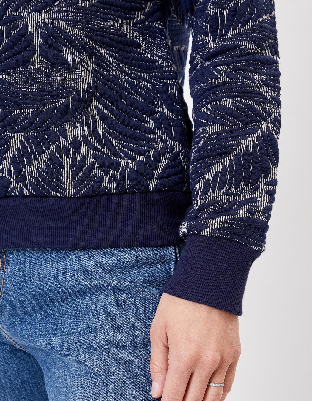 Sweat maille imprimé TINGRI
