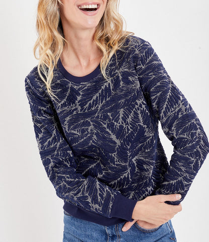 Sweat maille imprimé TINGRI