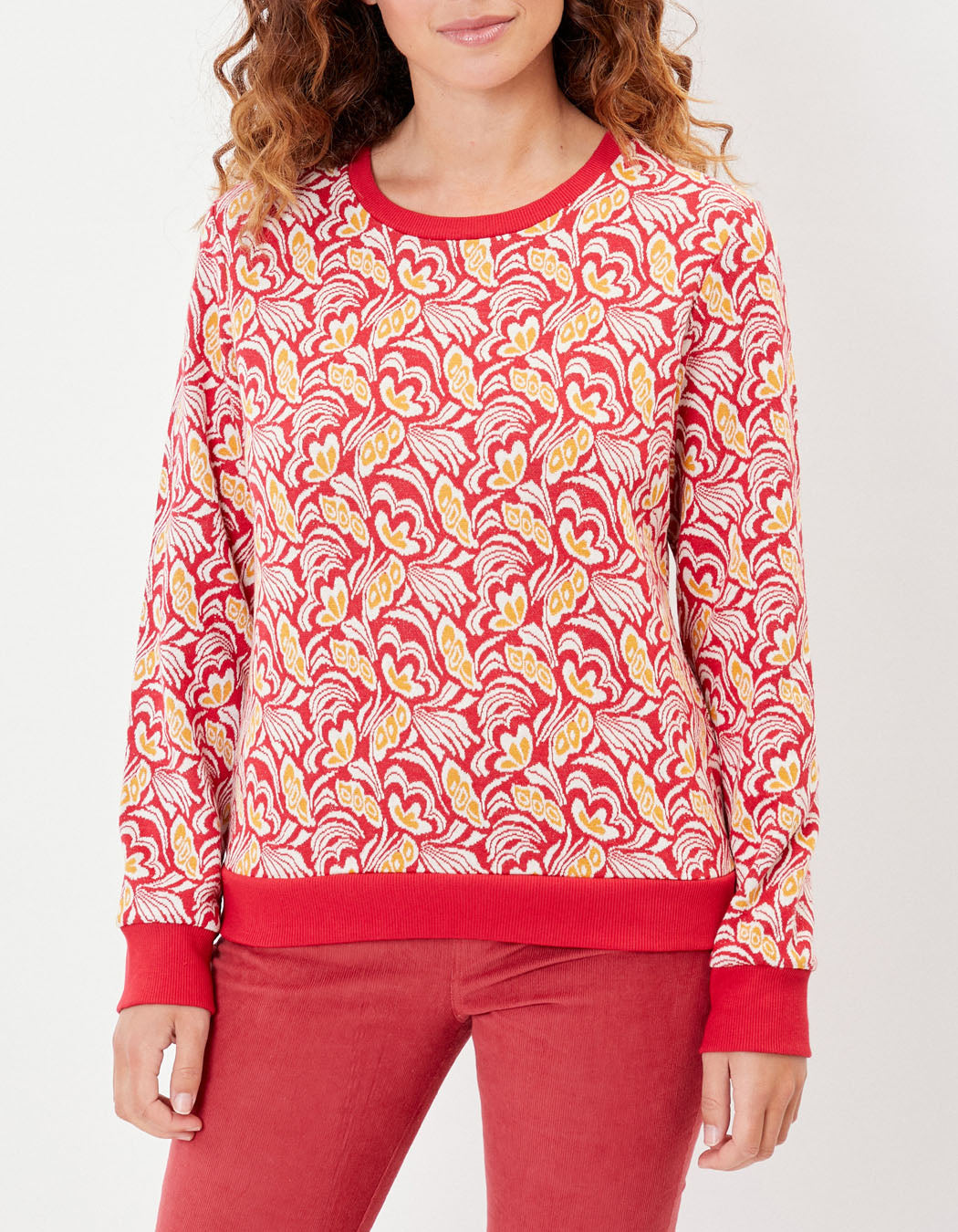 Sweat maille imprimé TINGRI