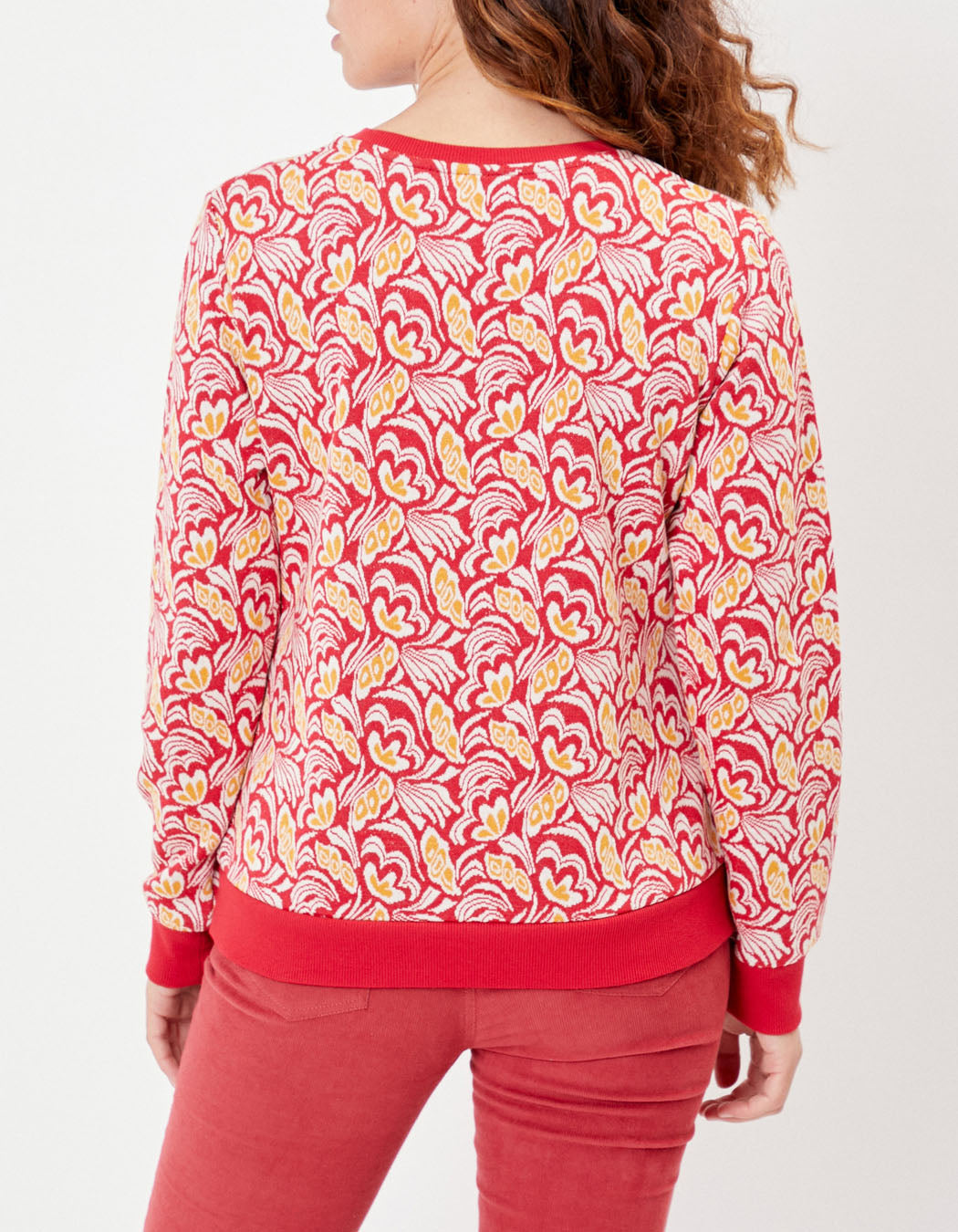 Sweat maille imprimé TINGRI