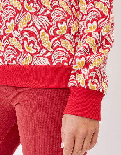 Sweat maille imprimé TINGRI