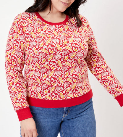 Sweat maille imprimé TINGRI