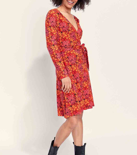 Robe portefeuille maille jersey BALINA