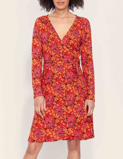 Robe portefeuille maille jersey BALINA