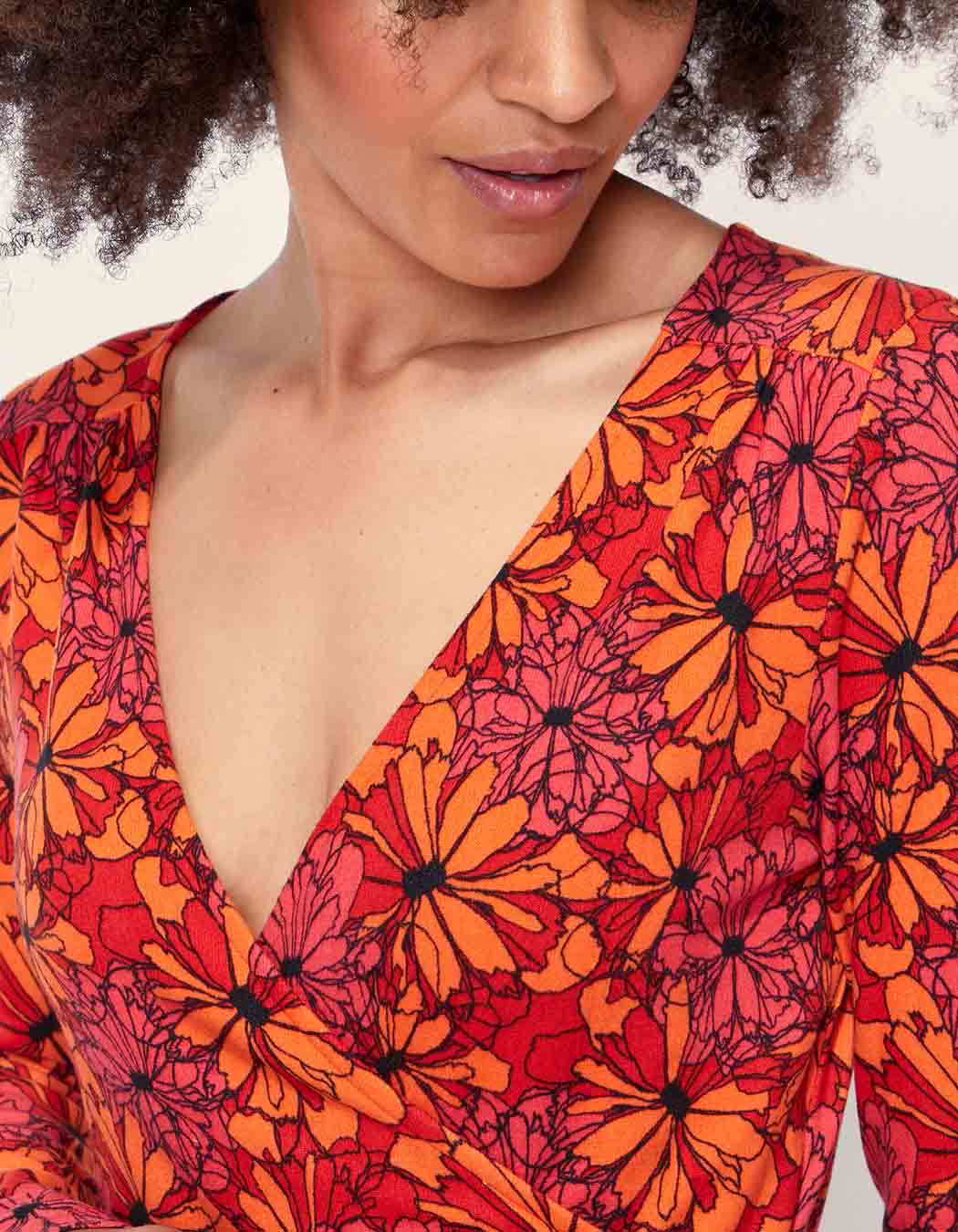Robe portefeuille maille jersey BALINA