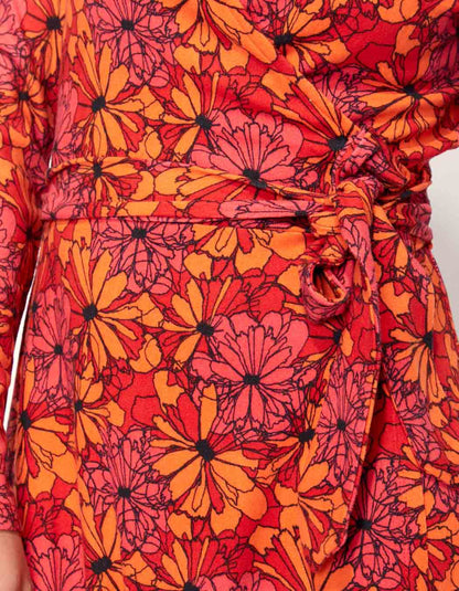 Robe portefeuille maille jersey BALINA