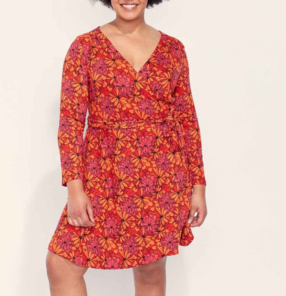 Robe portefeuille maille jersey BALINA
