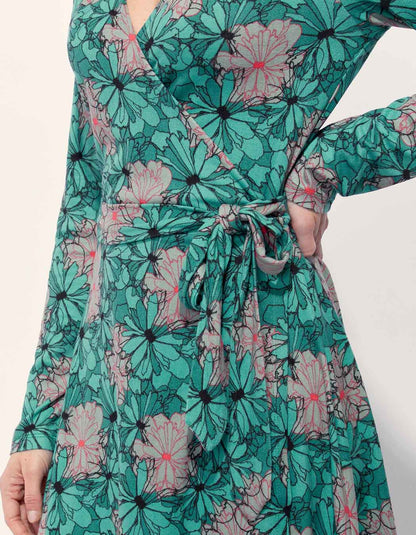 Robe portefeuille maille jersey BALINA