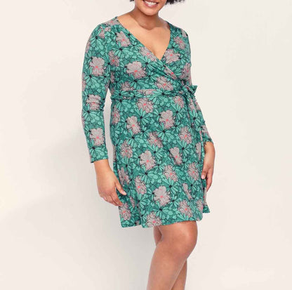 Robe portefeuille maille jersey BALINA