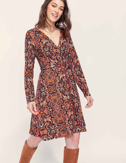 Robe portefeuille maille jersey BALINA