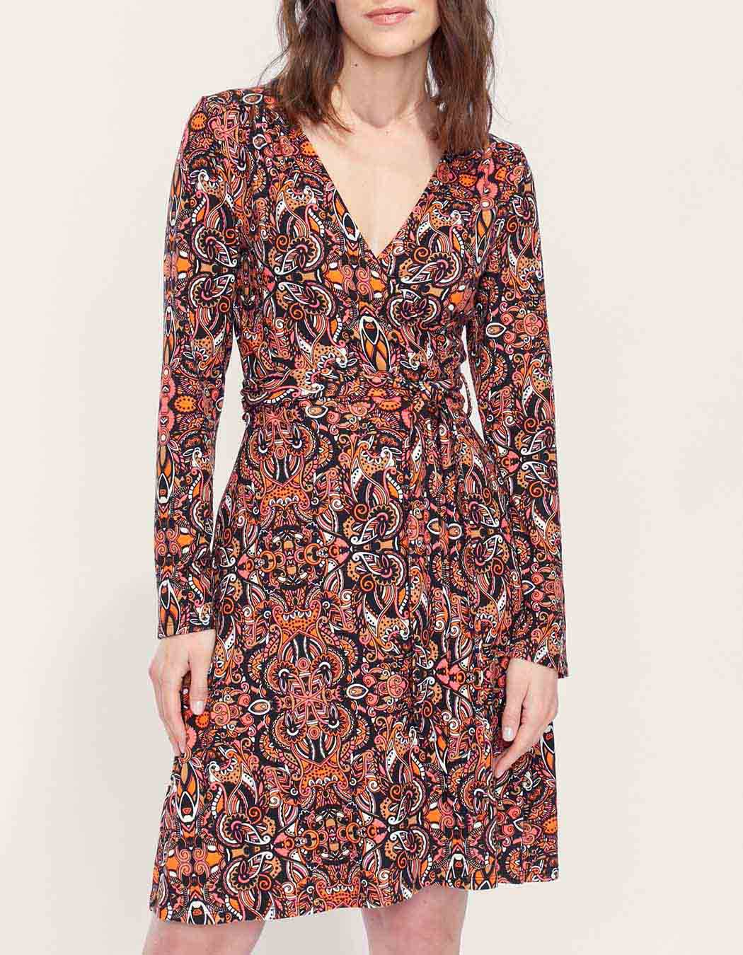 Robe portefeuille maille jersey BALINA