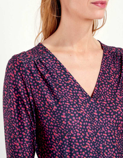 Robe cache-cœur jersey BALINA