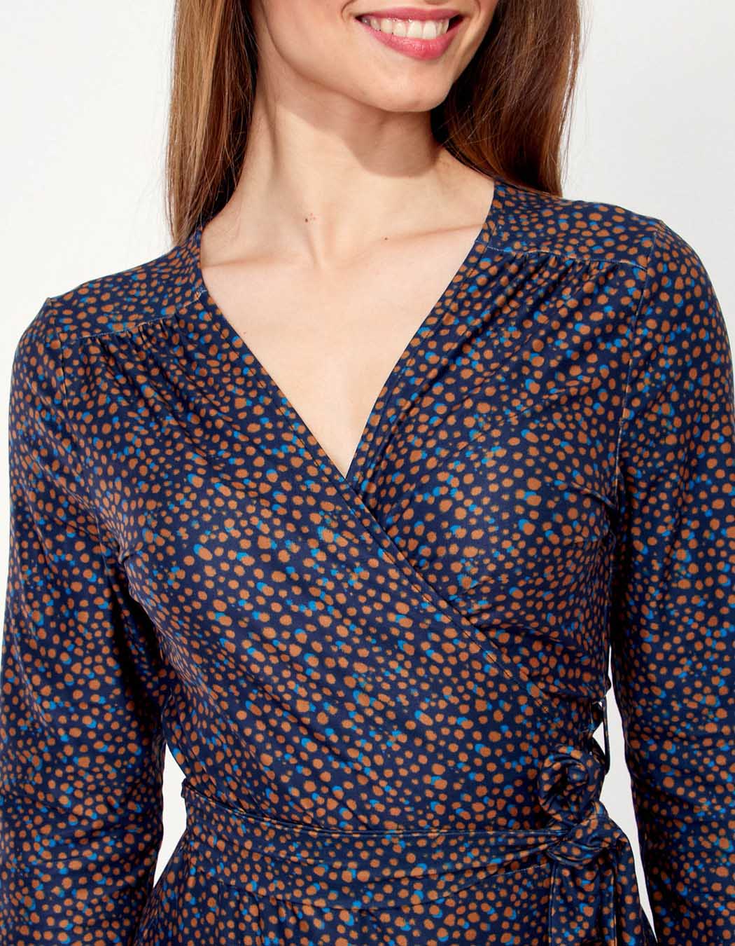 Robe cache-cœur jersey BALINA