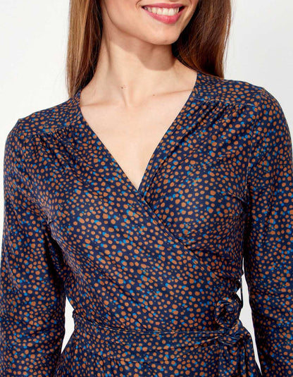 Robe cache-cœur jersey BALINA