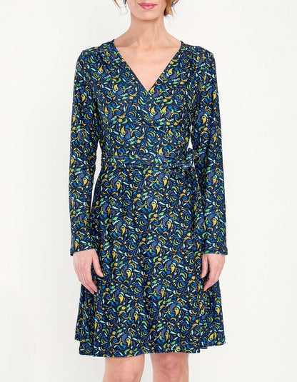 Robe cache-cœur jersey BALINA