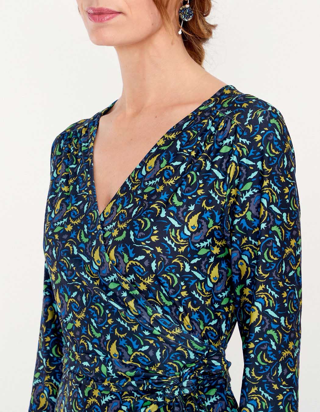 Robe cache-cœur jersey BALINA