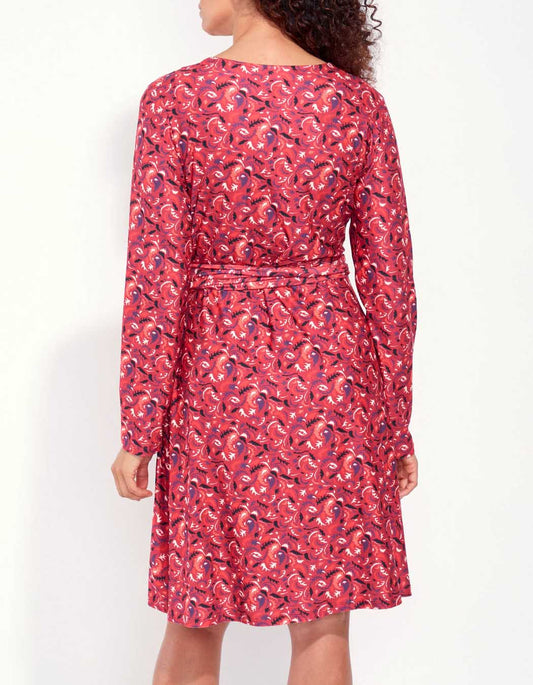 Robe cache-cœur jersey BALINA
