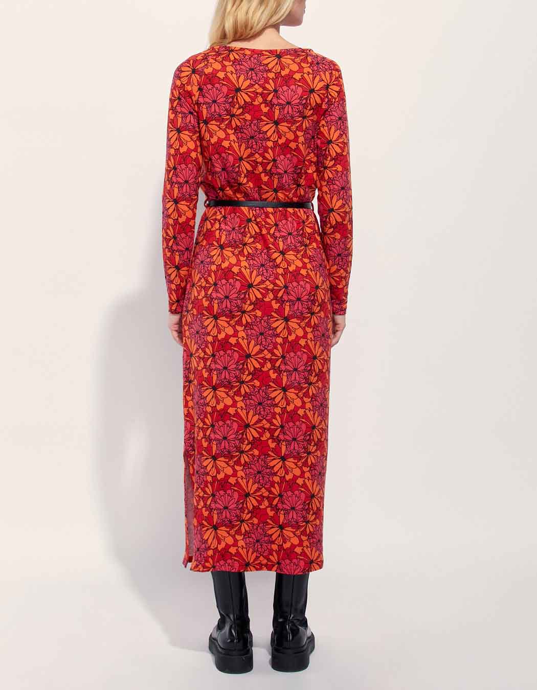 Robe midi en maille jersey BEELA