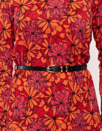 Robe midi en maille jersey BEELA