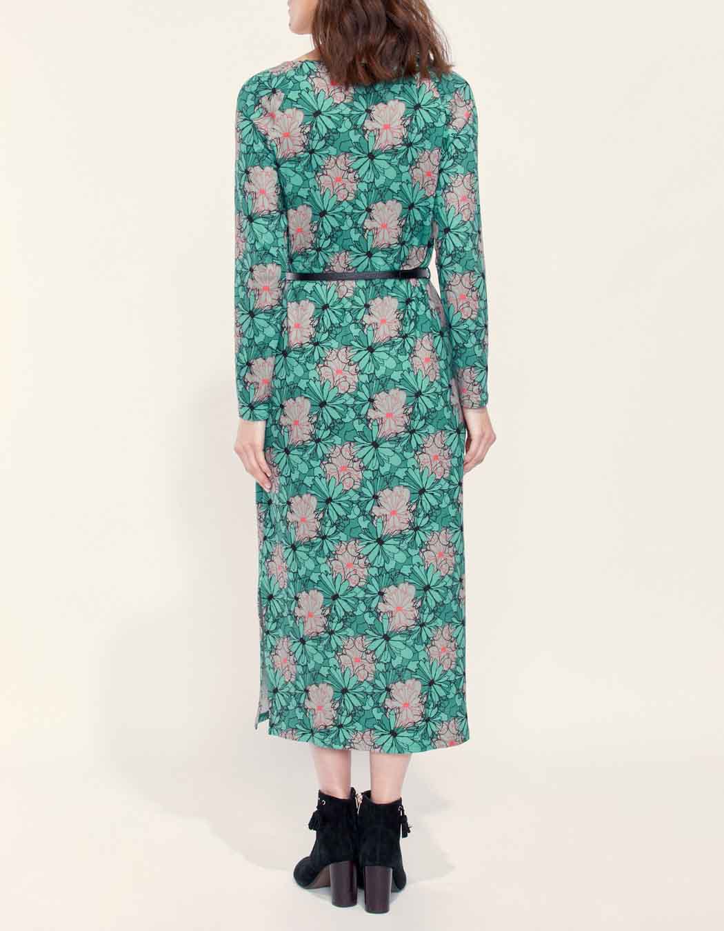 Robe midi en maille jersey BEELA