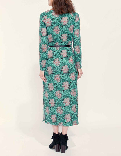 Robe midi en maille jersey BEELA