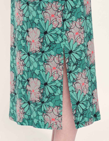 Robe midi en maille jersey BEELA