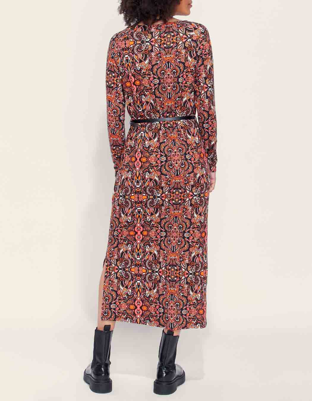 Robe midi en maille jersey BEELA