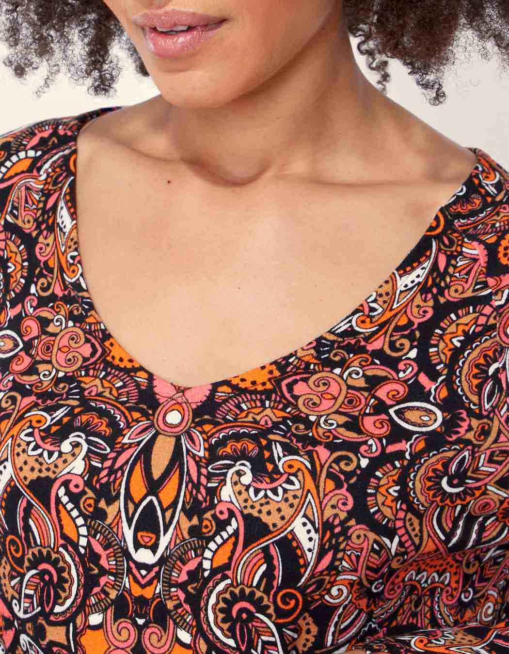 Robe midi en maille jersey BEELA