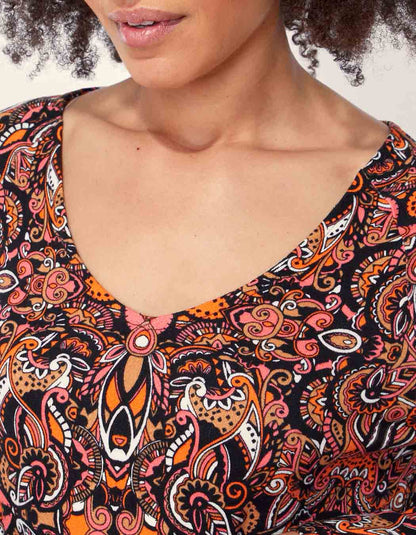 Robe midi en maille jersey BEELA