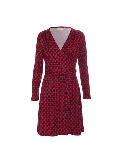 Robe portefeuille imprimée maille jersey BALINA