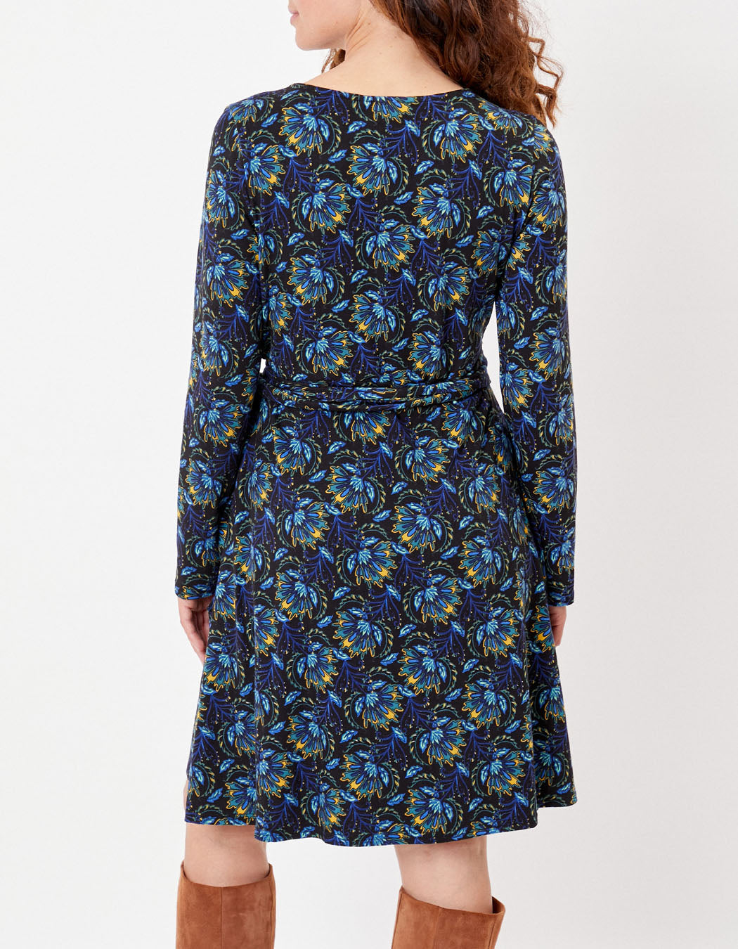 Robe portefeuille imprimée maille jersey BALINA