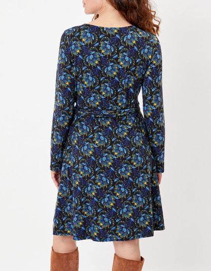 Robe portefeuille imprimée maille jersey BALINA