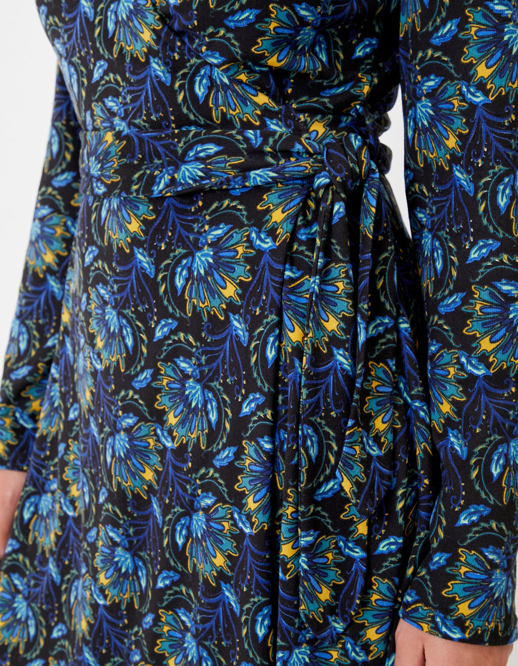 Robe portefeuille imprimée maille jersey BALINA