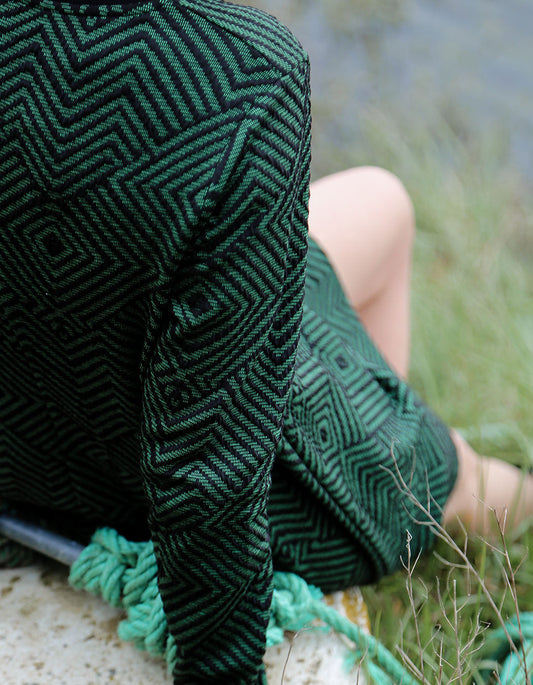 Robe maille évasée à motifs ASDIS