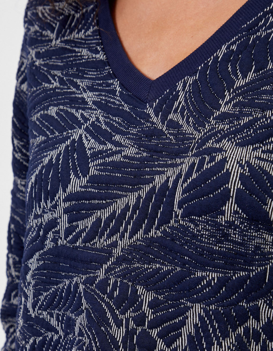 Robe maille évasée à motifs ASDIS