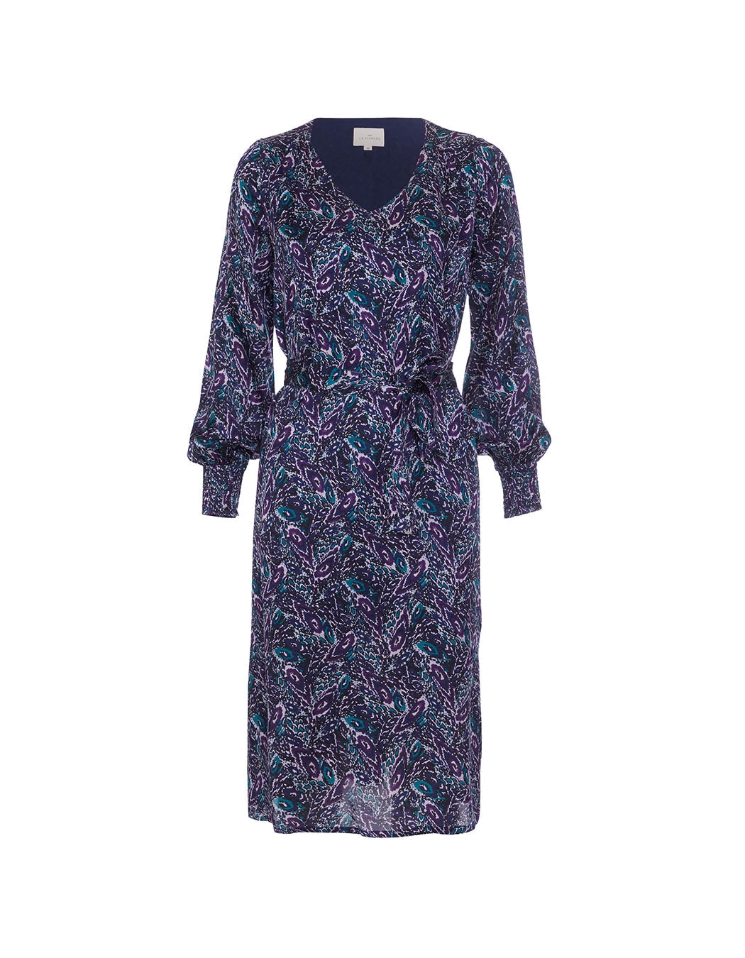 Robe droite midi imprimée LEIRA